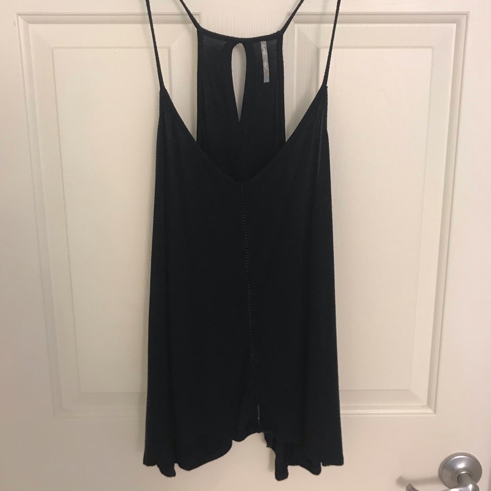 Navy blue top